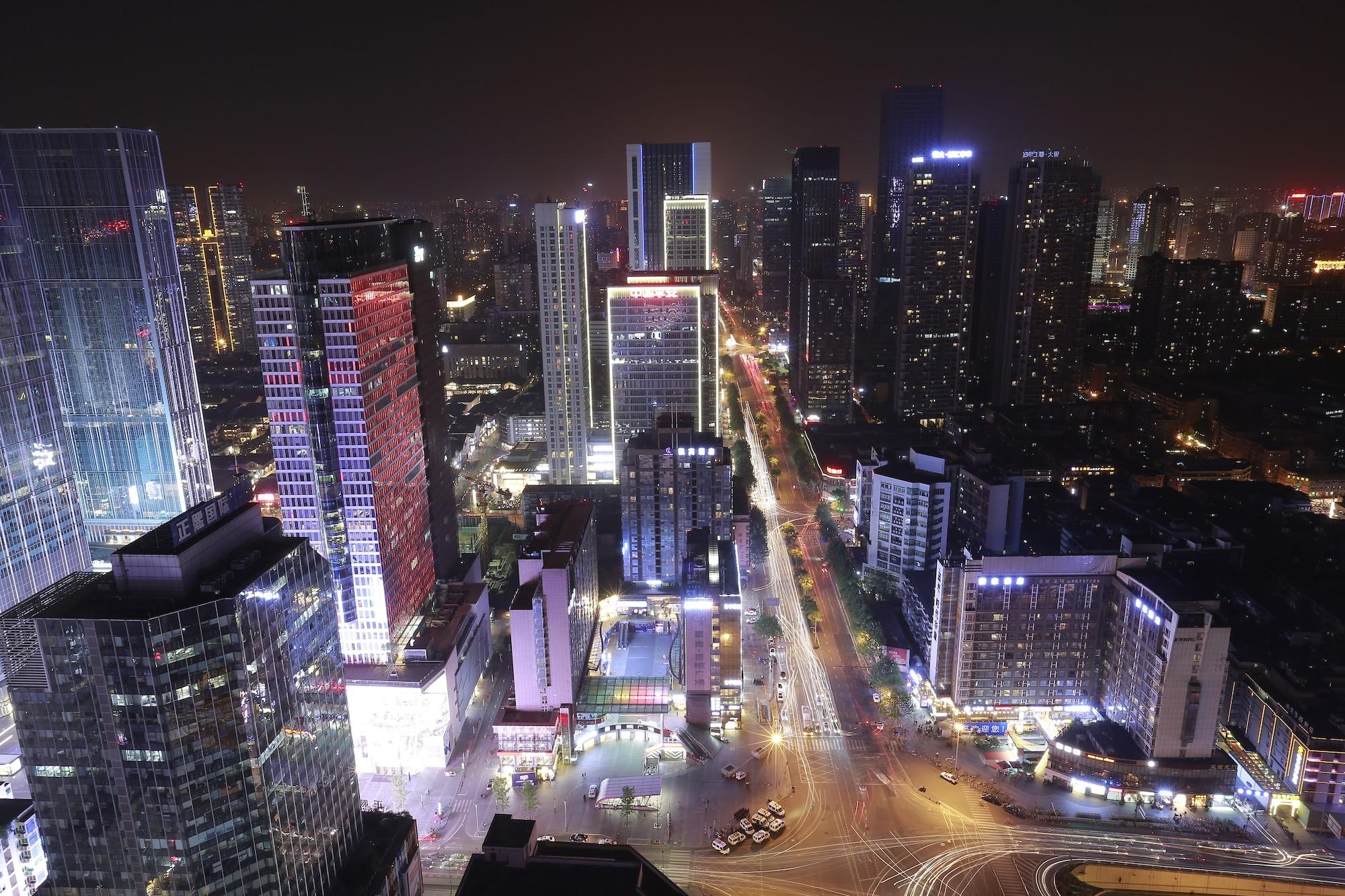 Отель Grand Hyatt Чэнду Экстерьер фото